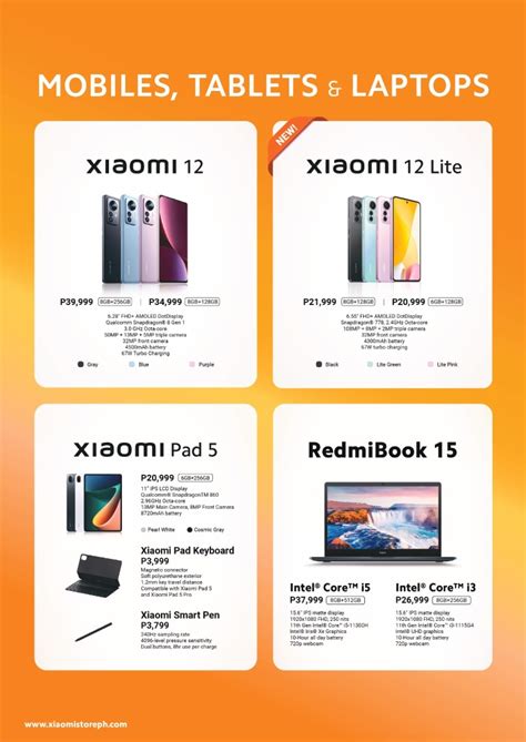 Xiaomi products price list in the Philippines 2024.